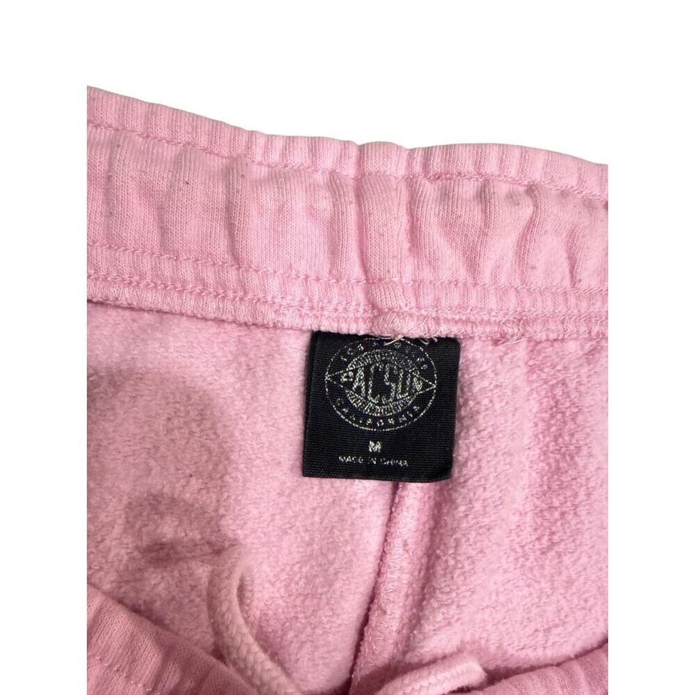 PacSun Pink Fleece Jogger Sweatpants Women’s Medium Pacific Sunwear Logo Lounge - Picture 4 of 8